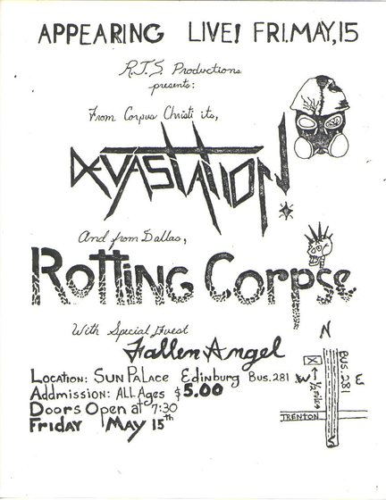 Devastation and Rotting Corpse at the Sun Palace, Friday May 15th.