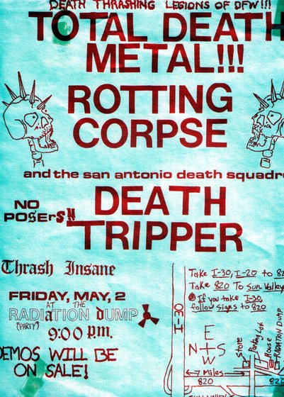 "Total death metal!" &mdash; with the San Antonio death squad, Death Tripper, Friday May 2nd.